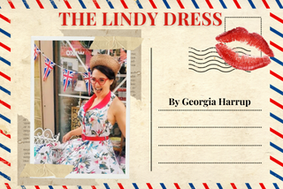 Gorgeous Georgia Harrup Reviews The Lindy Halterneck Dress by Rock n Romance Vintage