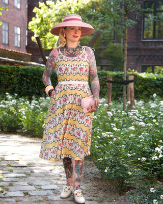 The "Suzy Sun Dress" in Daydream Print, Easy To Wear Style From The 50s