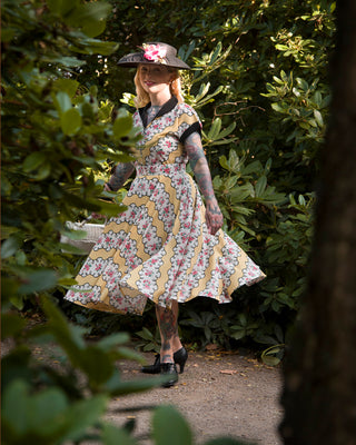 The "Casey" Dress in Daydream Print, True & Authentic 1950s Vintage Style