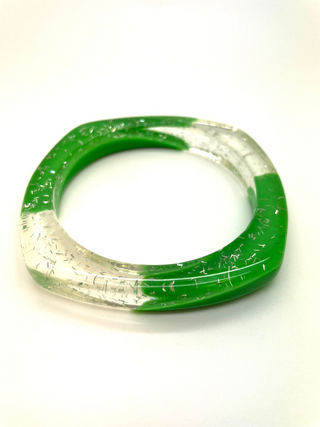 1950s Retro Rockabilly Acrylic Speckle Bangle