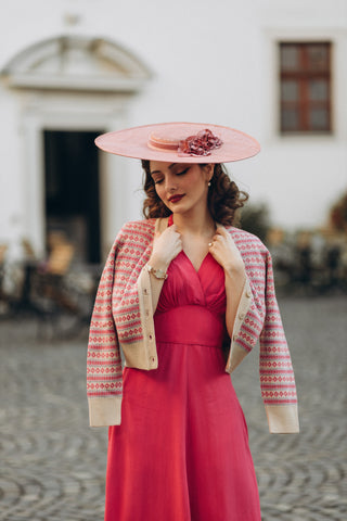 "Dolores" Swing Dress in Raspberry, A Classic 1940s Inspired Vintage Style - CC41, Goodwood Revival, Twinwood Festival, Viva Las Vegas Rockabilly Weekend Rock n Romance The Seamstress Of Bloomsbury