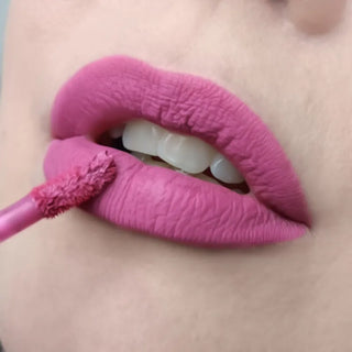 FOREVER ON YOUR LIPS – LIQUID LIPSTICK IN DIABLO PINK  by Le Keux Cosmetics