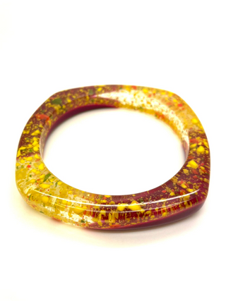 1950s Retro Rockabilly Acrylic Speckle Bangle