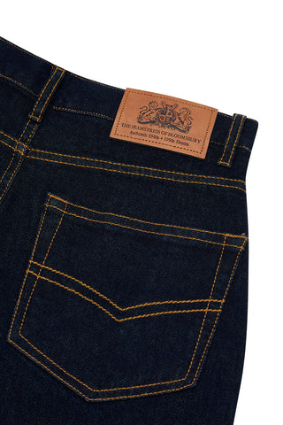 The "Marilyn" High Waisted Selvedge Denim Jeans, Authentic Late 1940s Vintage Style