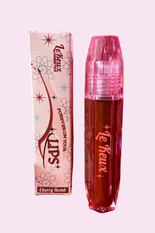 FOREVER ON YOUR LIPS – LIQUID LIPSTICK IN CHERRY BOMB  by Le Keux Cosmetics