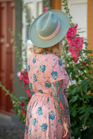 The “Brigitte" Dress in Summer Bouquet, True 1950s Vintage Style