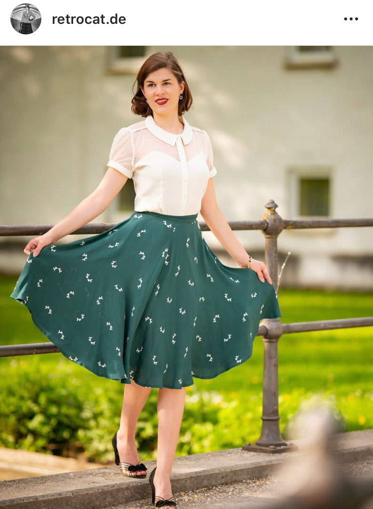 Florance Blouse in Cream by Seamstress Of Bloomsbury, Classic