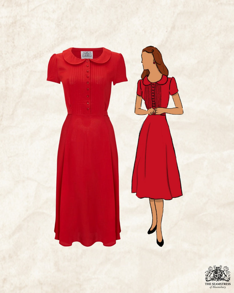 Dorothea's Closet Vintage Dress 40s Dress Adele Simpson