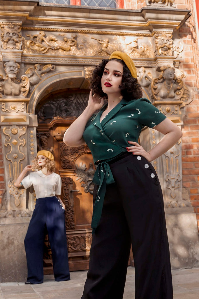 1940s Swing Trousers - Brown – House of Foxy