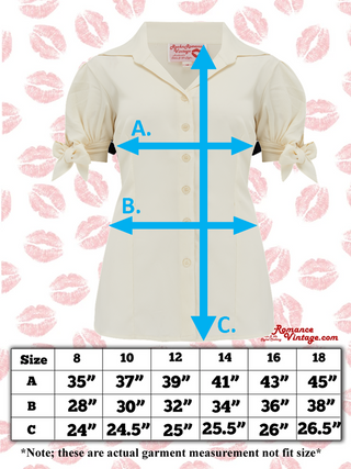 The "Jane" Blouse in Solid Antique White, True & Authentic 1950s Vintage Style - CC41, Goodwood Revival, Twinwood Festival, Viva Las Vegas Rockabilly Weekend Rock n Romance Rock n Romance