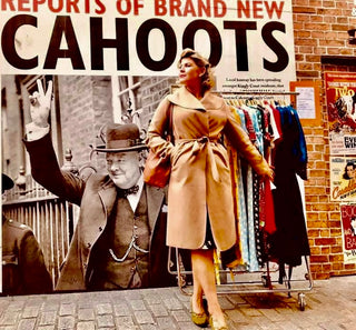 The "Monroe" Wrap Coat in Classic Green.. True & Authentic Late 1940s, Early 50s Vintage Style - CC41, Goodwood Revival, Twinwood Festival, Viva Las Vegas Rockabilly Weekend Rock n Romance Rock n Romance